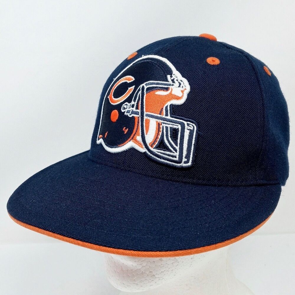 Chicago Bears Mitchell & Ness Fitted Hat Size 7 1/4 Retro Vintage Collection NFL